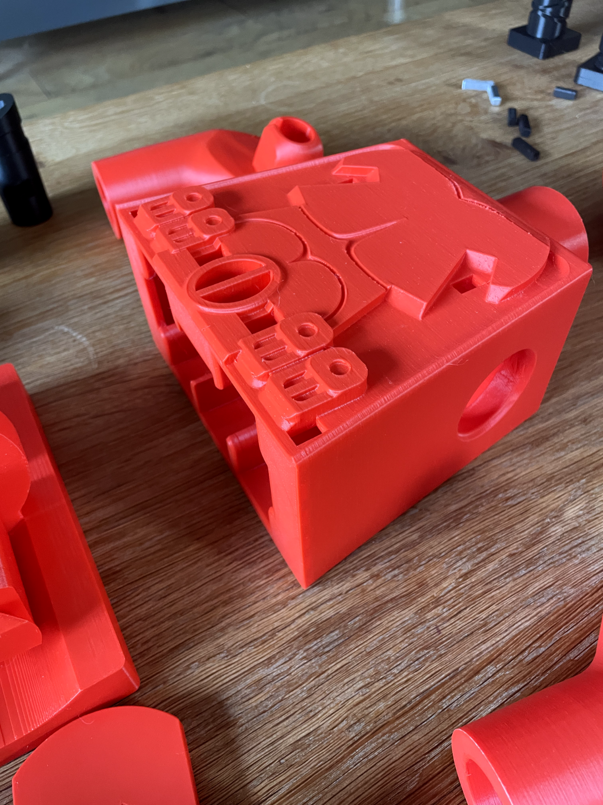 3D Printed. 18" Brick inspired Deluxe Deadpool Figure