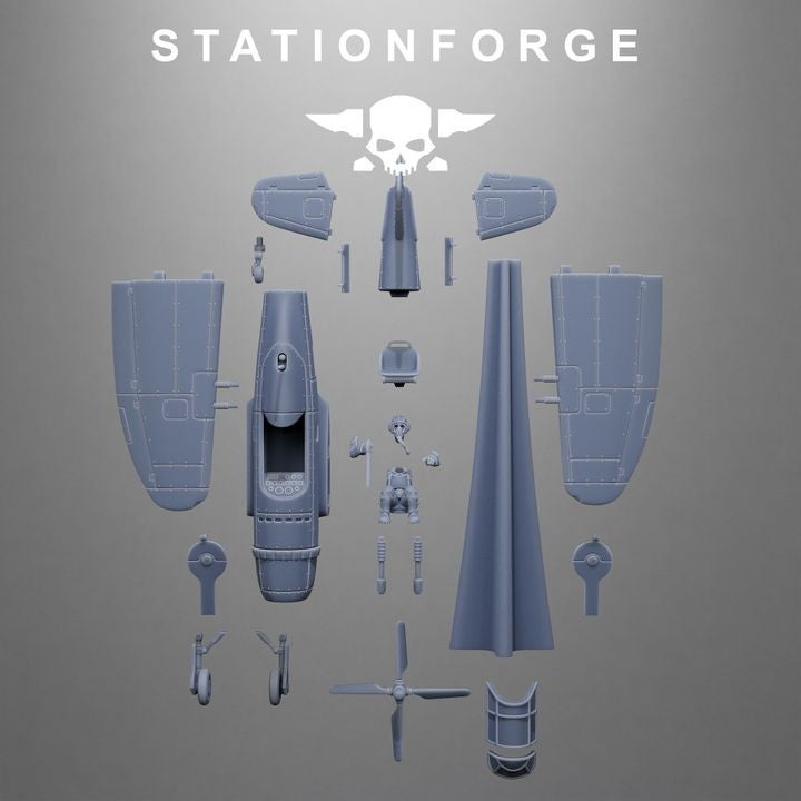 Freeguard Thunderbolt Planes from station forge with free bases & Post