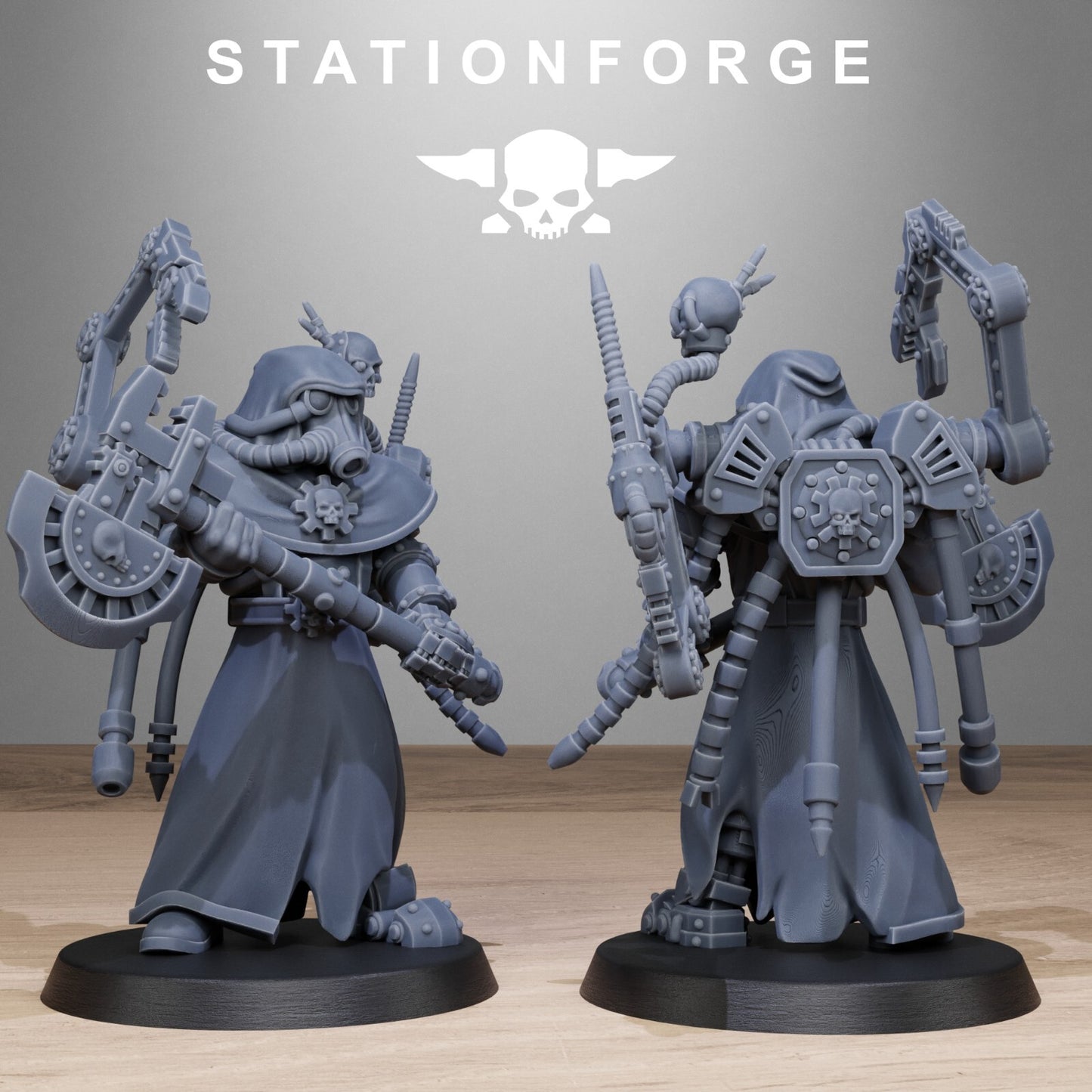 The GrimGuard Tech Engineers from Station Forge 32mm. INC BASES + FREE POST