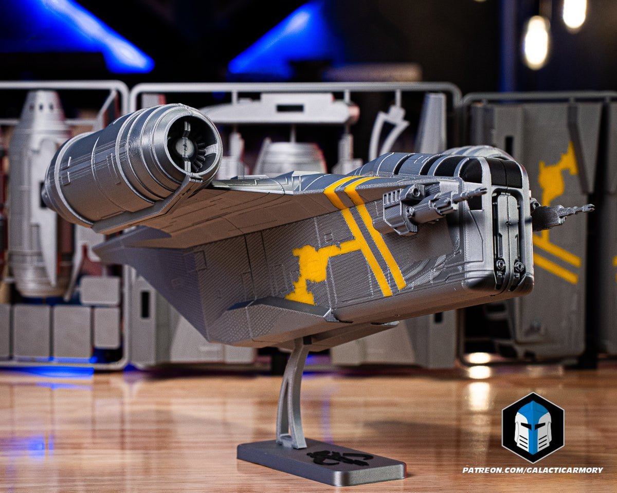 STAR WARS 3d printed Razor Quest - kit card - full colour print Mandalorian