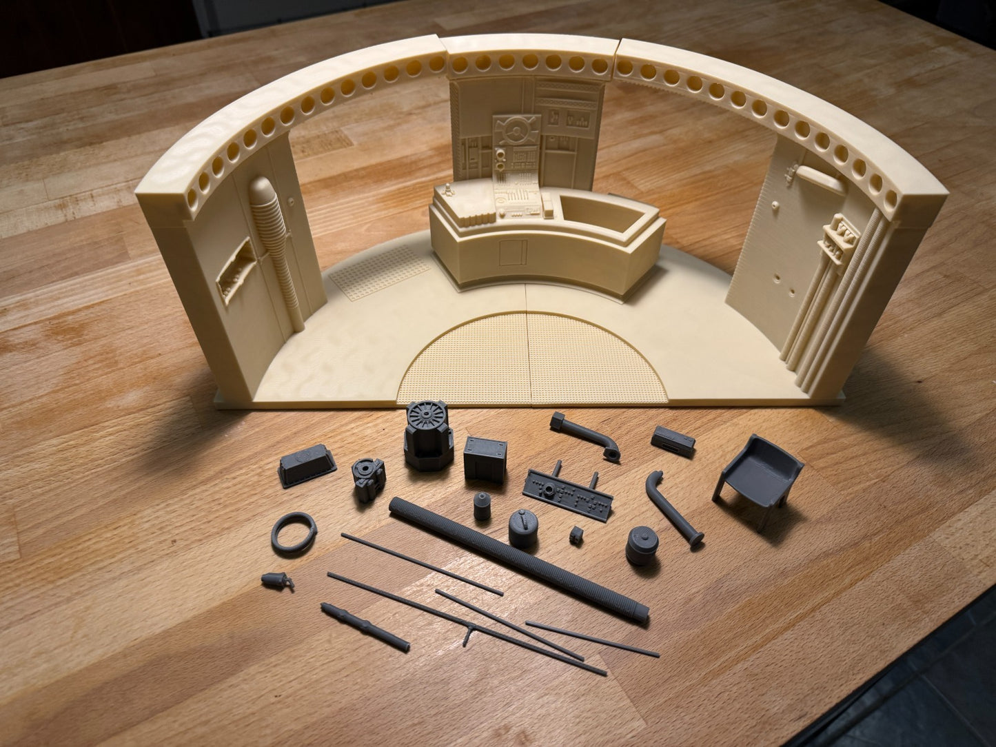 3D Printed Lars Garage Diorama for 3.75" and 6" figures