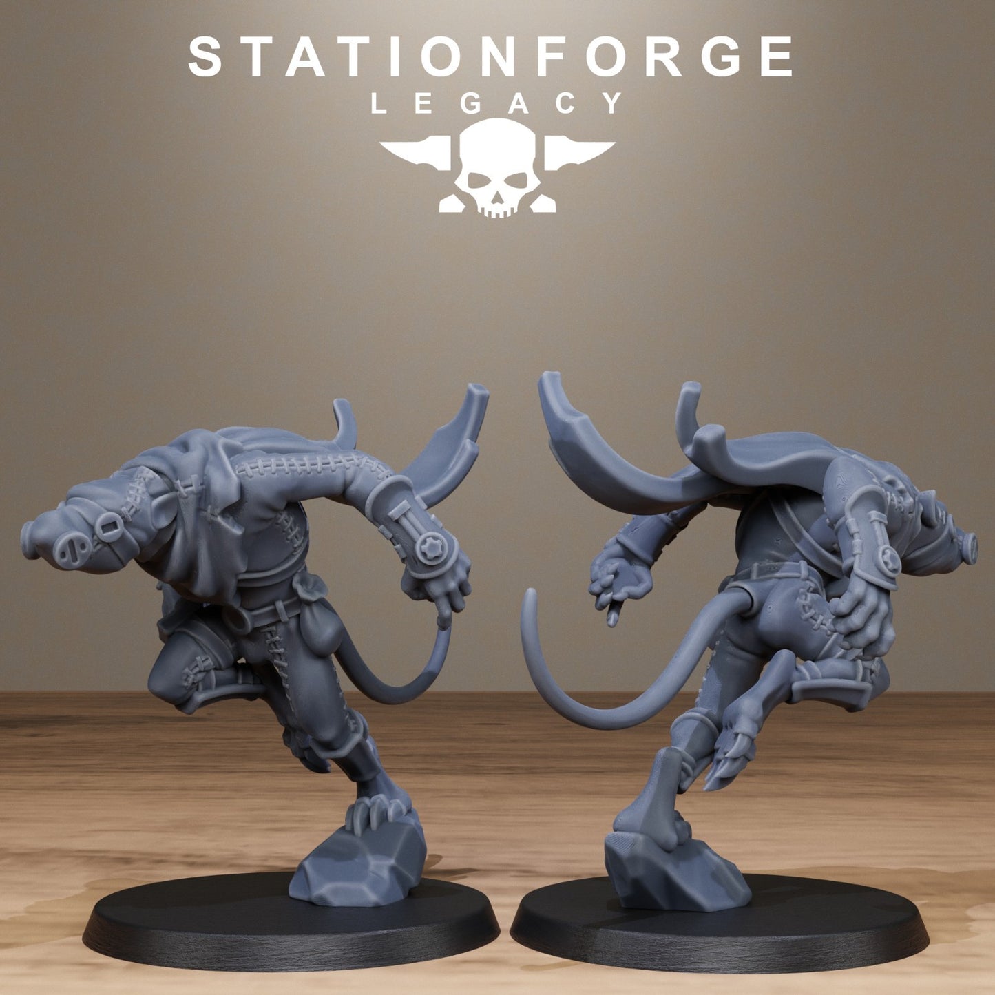 Rotfang Assassins from Station Forge Legacy 32mm. FREE BASES & POST