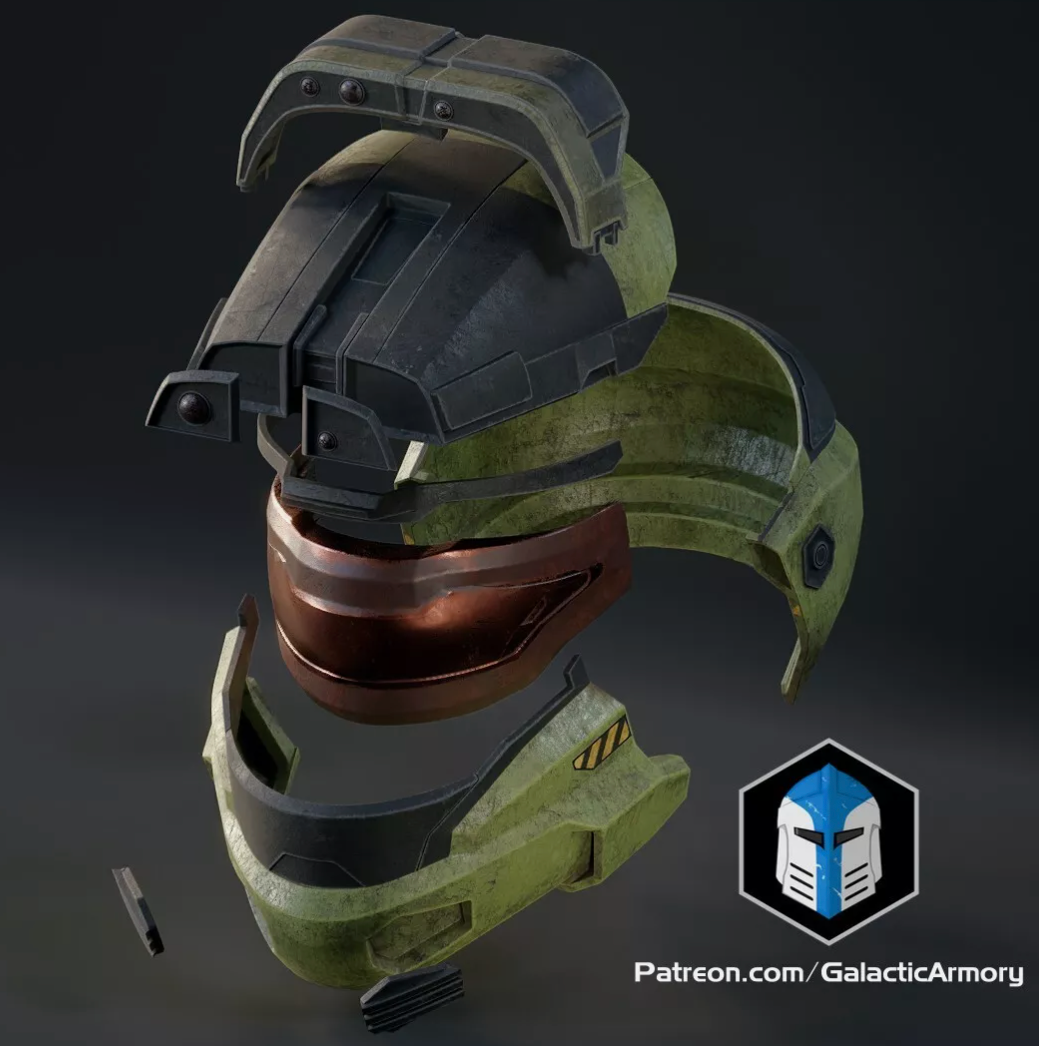 Halo Scout (Jun) Helmet - 3D Printed Kit