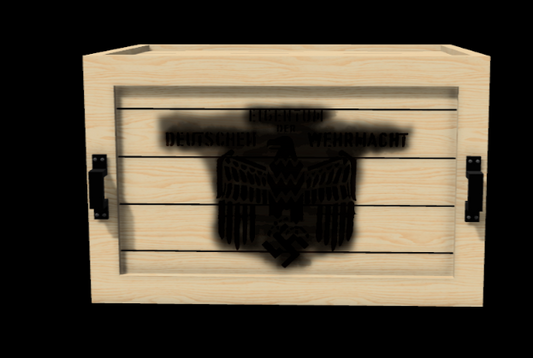 Printed Indiana Jones Ark of the Covenant Crate STICKER SET for 3.75" Figures