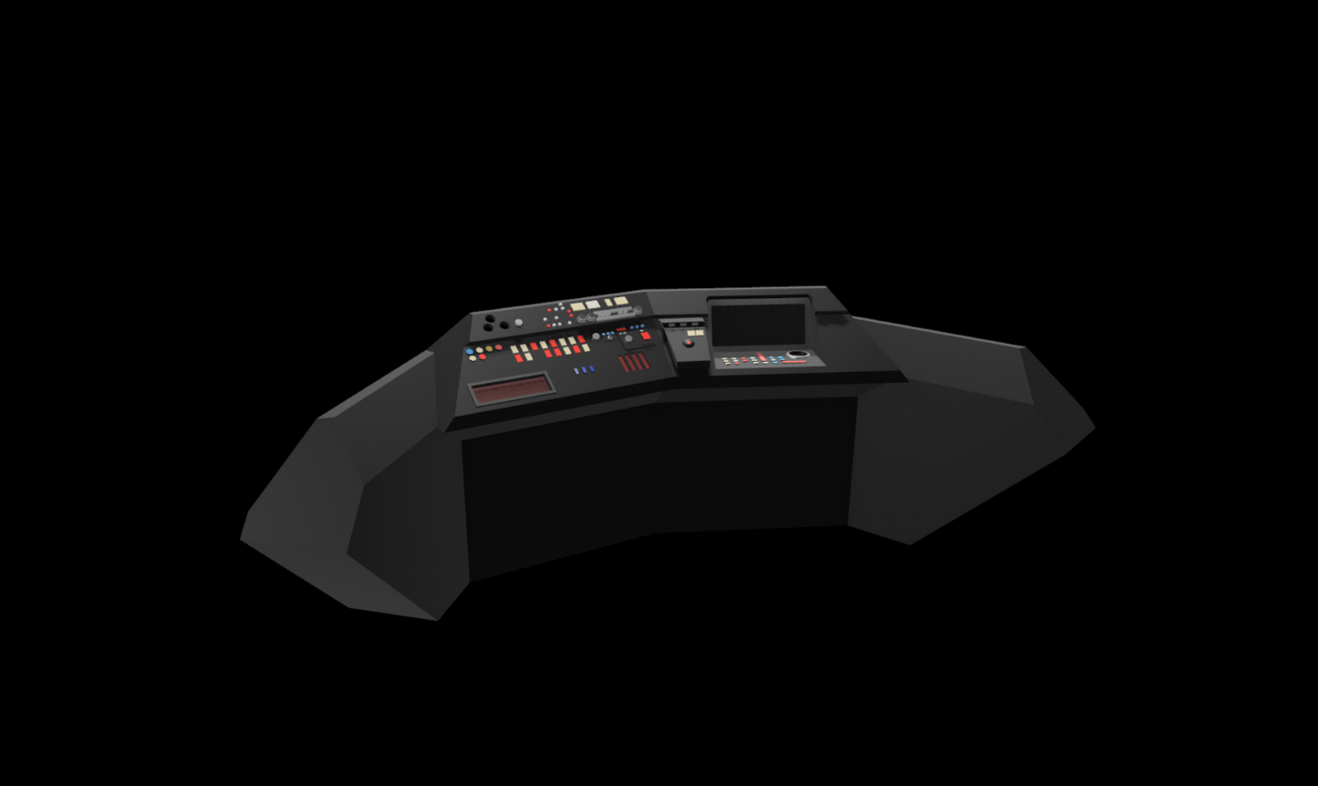 3D Printed ISB Office Desk For 3.75" & 6" Star Wars figures