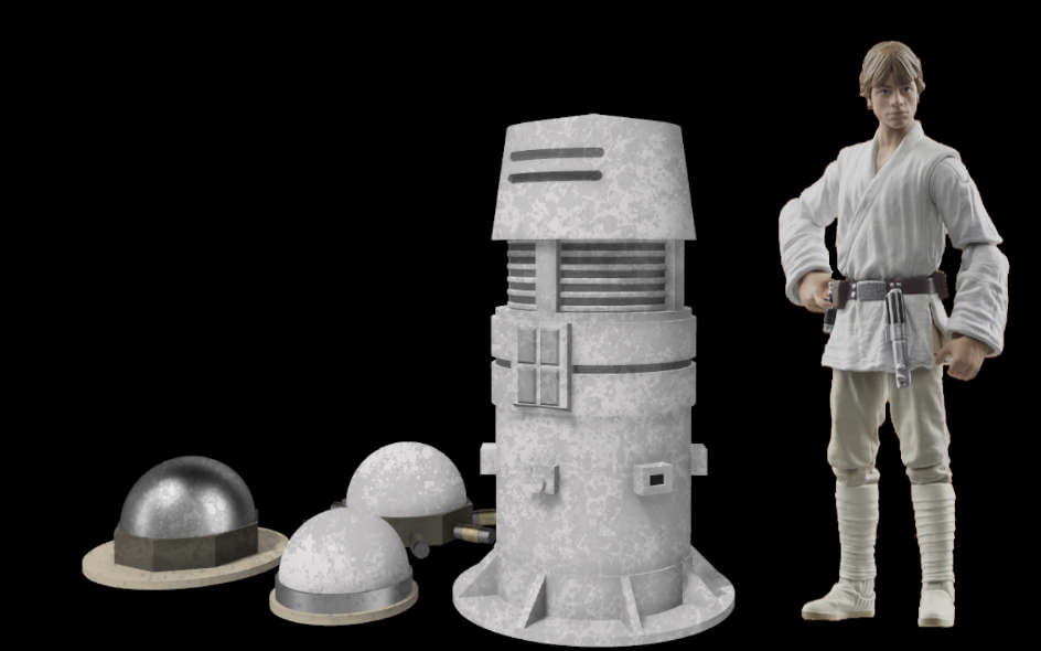 Star Wars 3D Printed Lars Courtyard Parts 2
