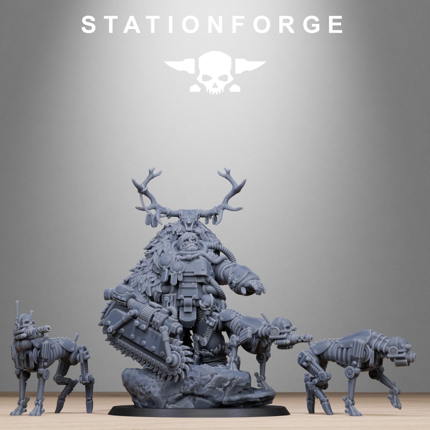Techno savage druid from Station Forge 32mm. FREE BASE