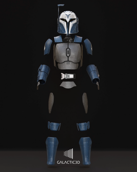 Star Wars Bo-Katan Inspired Armor Suit - 3D Printed Raw Mandalorian Cosplay