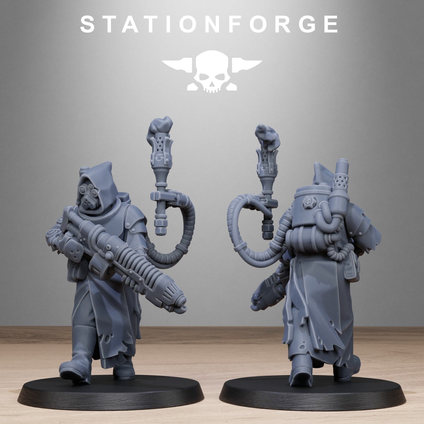 Scavenger Sanctum Infantry from Station Forge 32mm. FREE BASES & POST