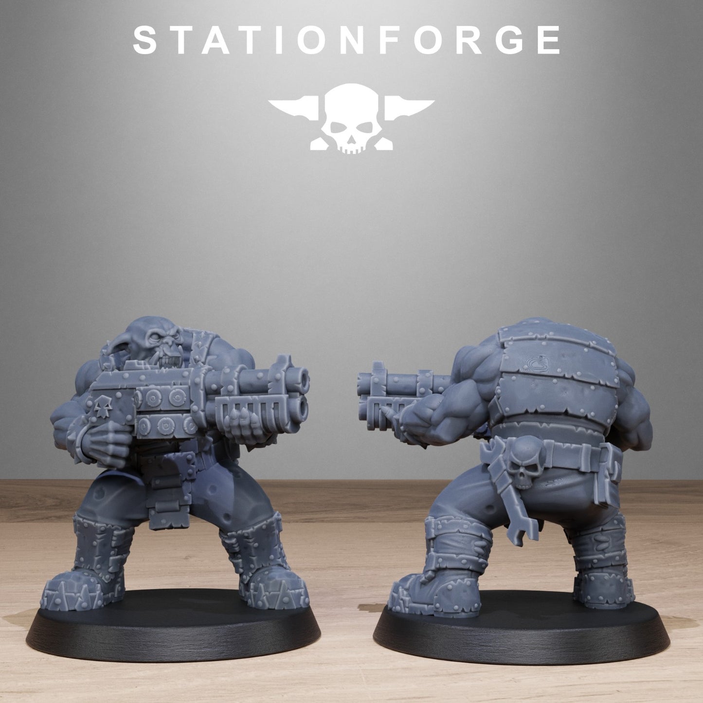 The Orkaz bros from Station Forge 32mm FREE BASES + POST