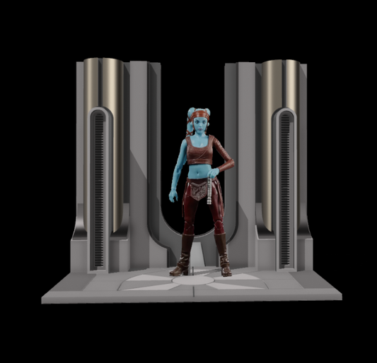 Star Wars 3D Printed Jedi Temple Diorama for 3.75" and 6" Figures