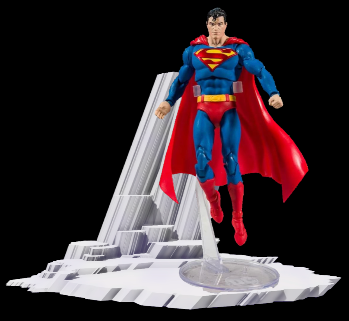 3D Printed Superman Fortress of Solitude Diorama  for 6" Figures
