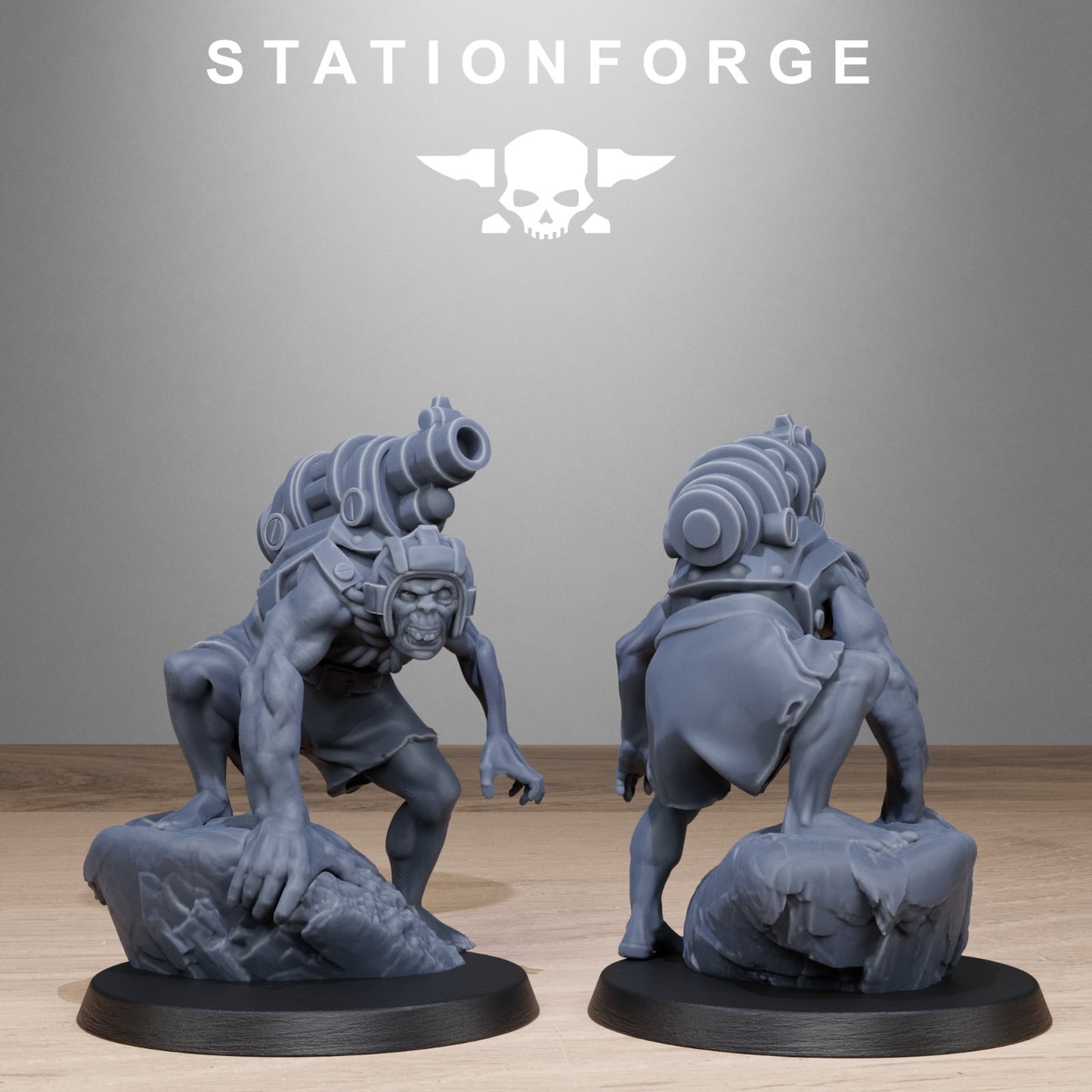 Corrupted Guard Abhumans From Staion Forge + FREE BASES & POST