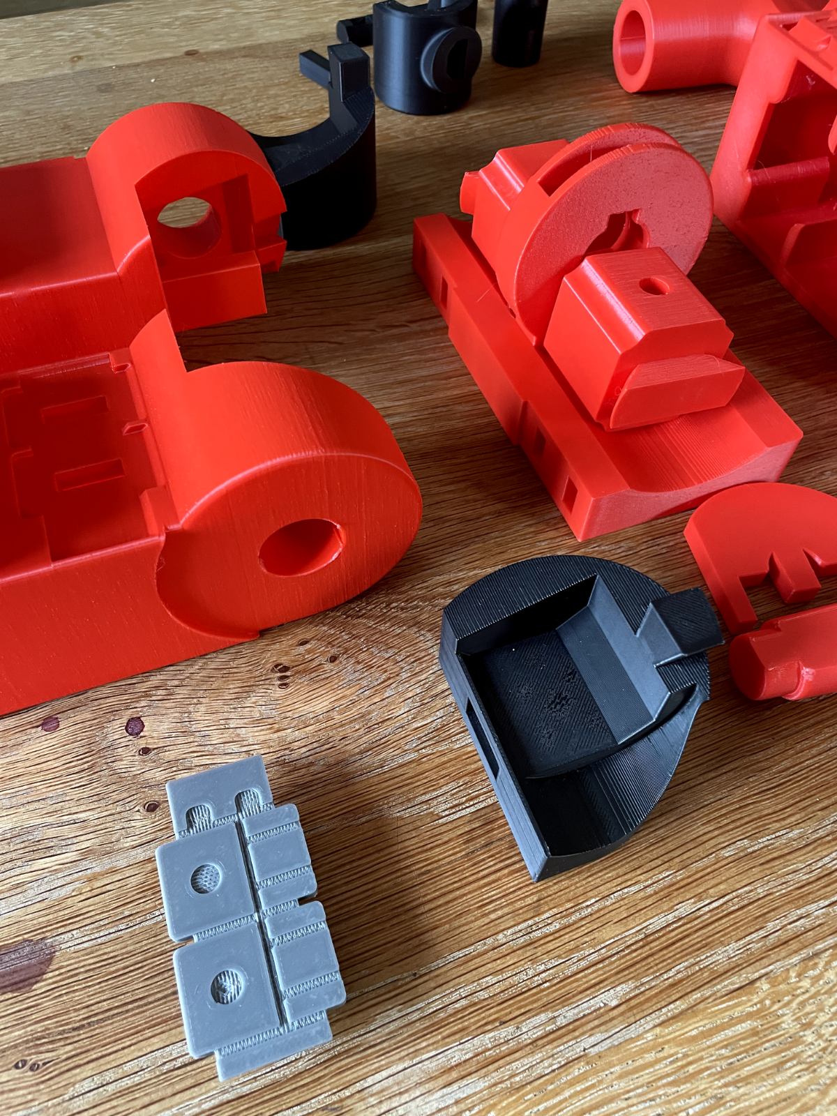 3D Printed. 18" Brick inspired Deluxe Deadpool Figure