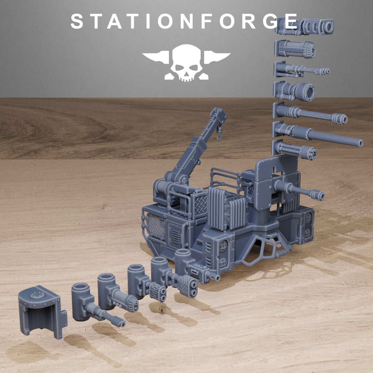 GrimGuard Jungle Fighters Triceratank 32mm From Station Forge | Free Post