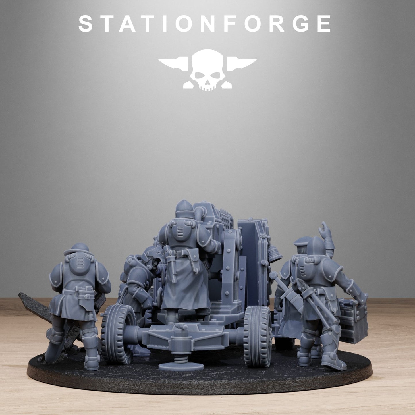 RoyalGuard light artillery from Station Forge 32mm. FREE BASE