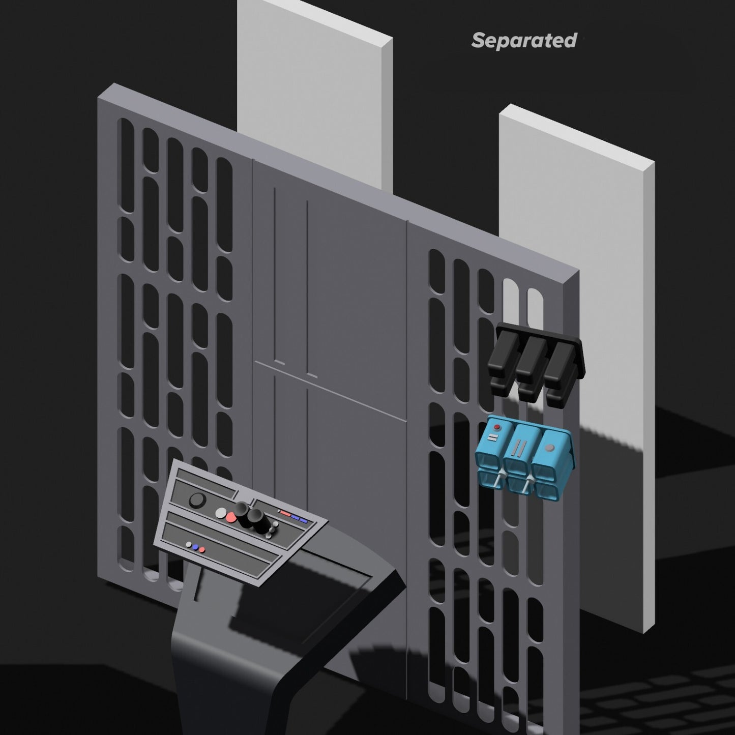 3D printed Death Star Detention Block & Leias cell for Black Series
