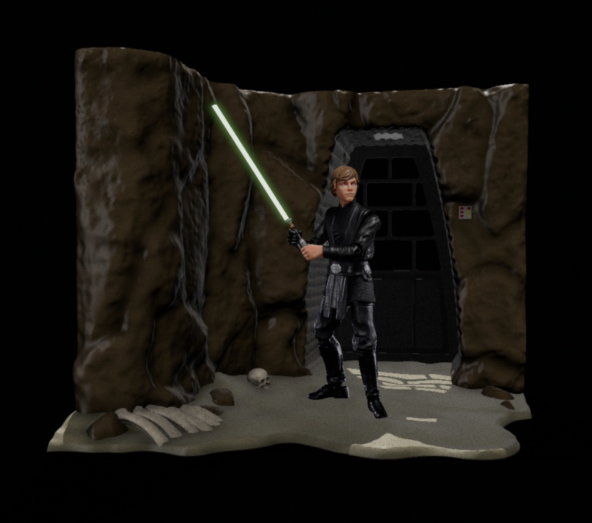 Star Wars 3D Printed Rancor Pit Diorama for 3.75" and 6" Figures