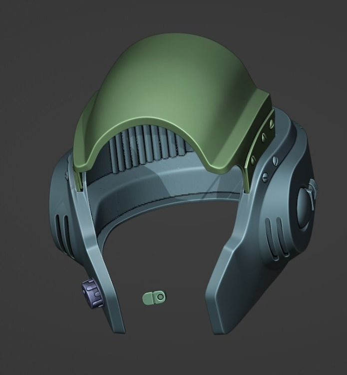 Star Wars 3D Printed A Wing pilot helmet