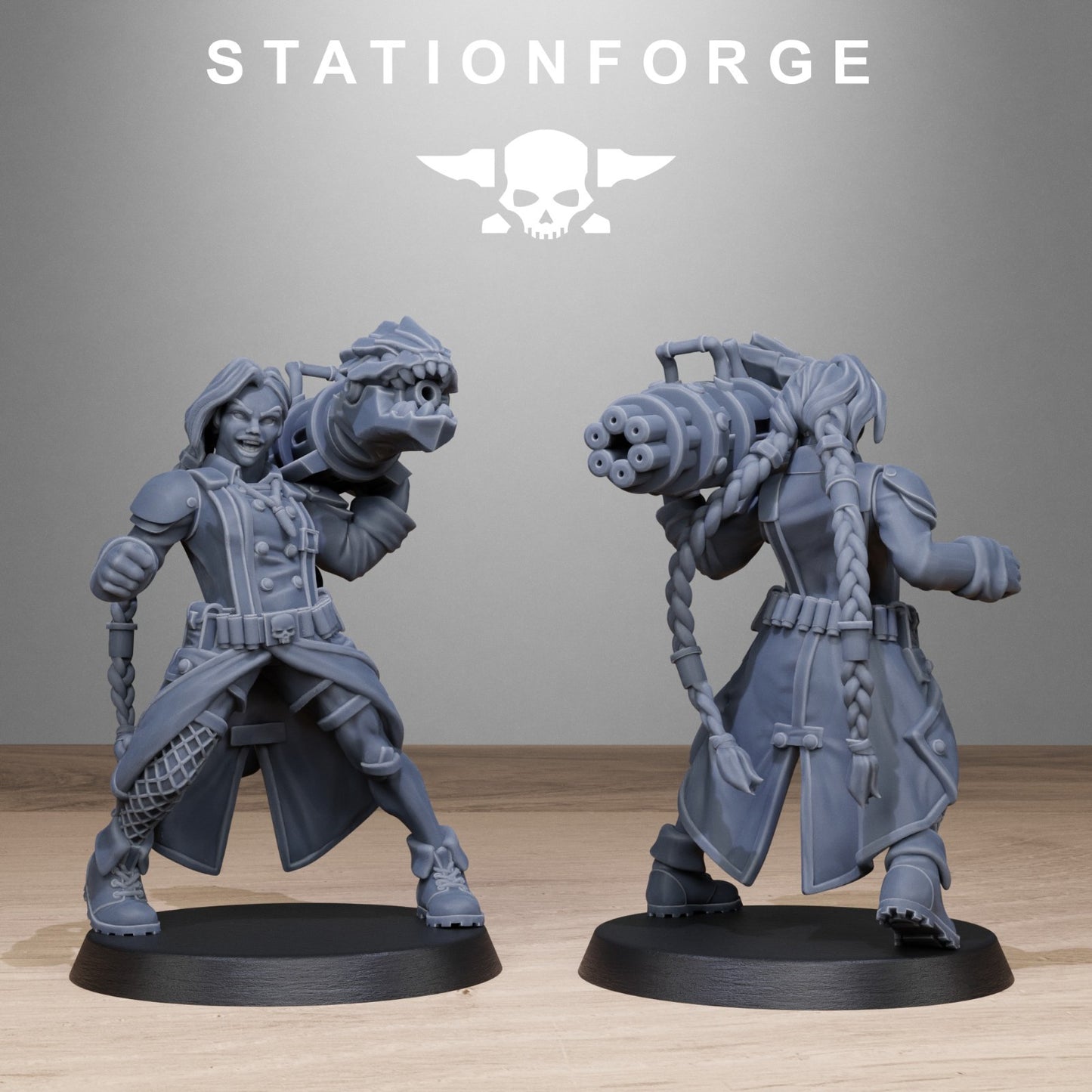 Grimguard Sisters From Station Forge + FREE BASES & POST