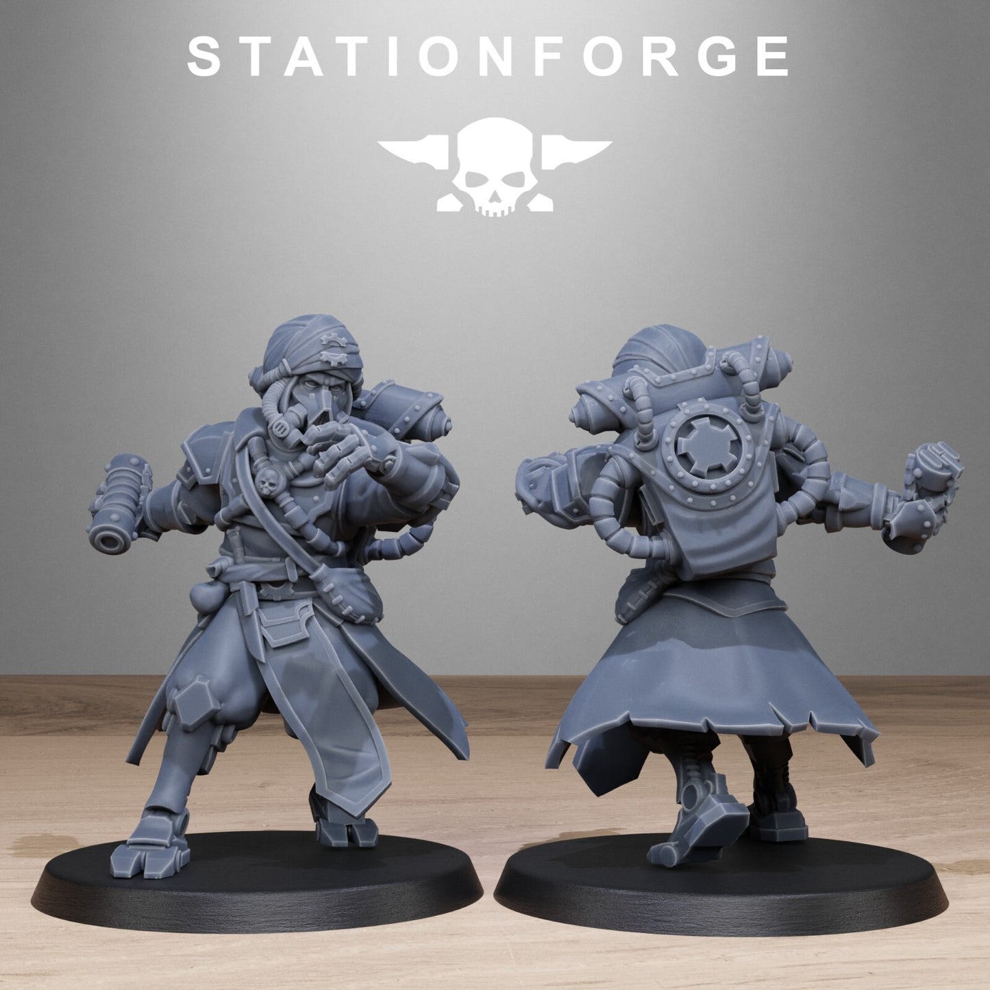 The Scavenger Scorchers from Station Forge 32mm INC BASES, FREEPOST