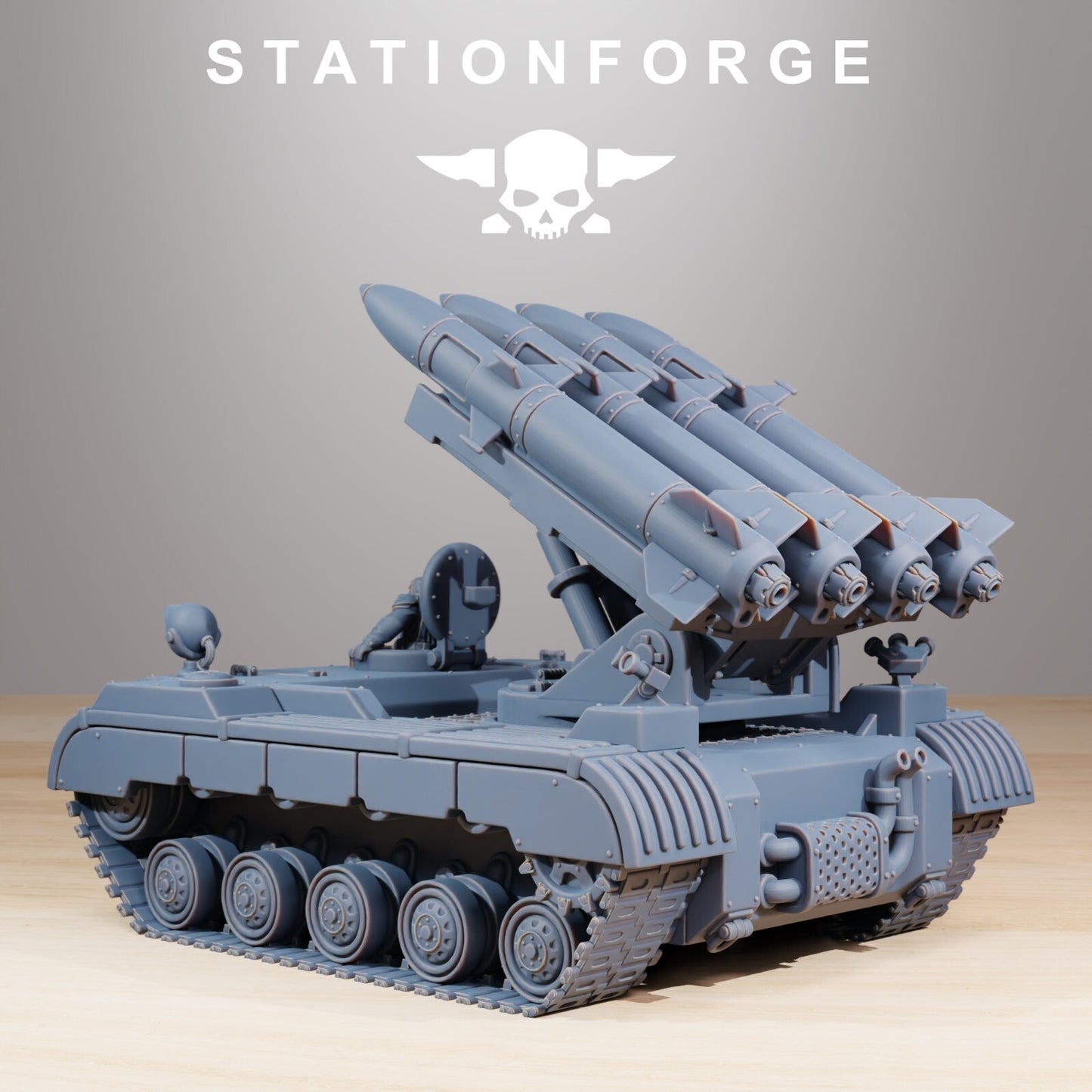 Grim Guard Mobile Artillery Unit and Crew. 32mm from Station Forge.