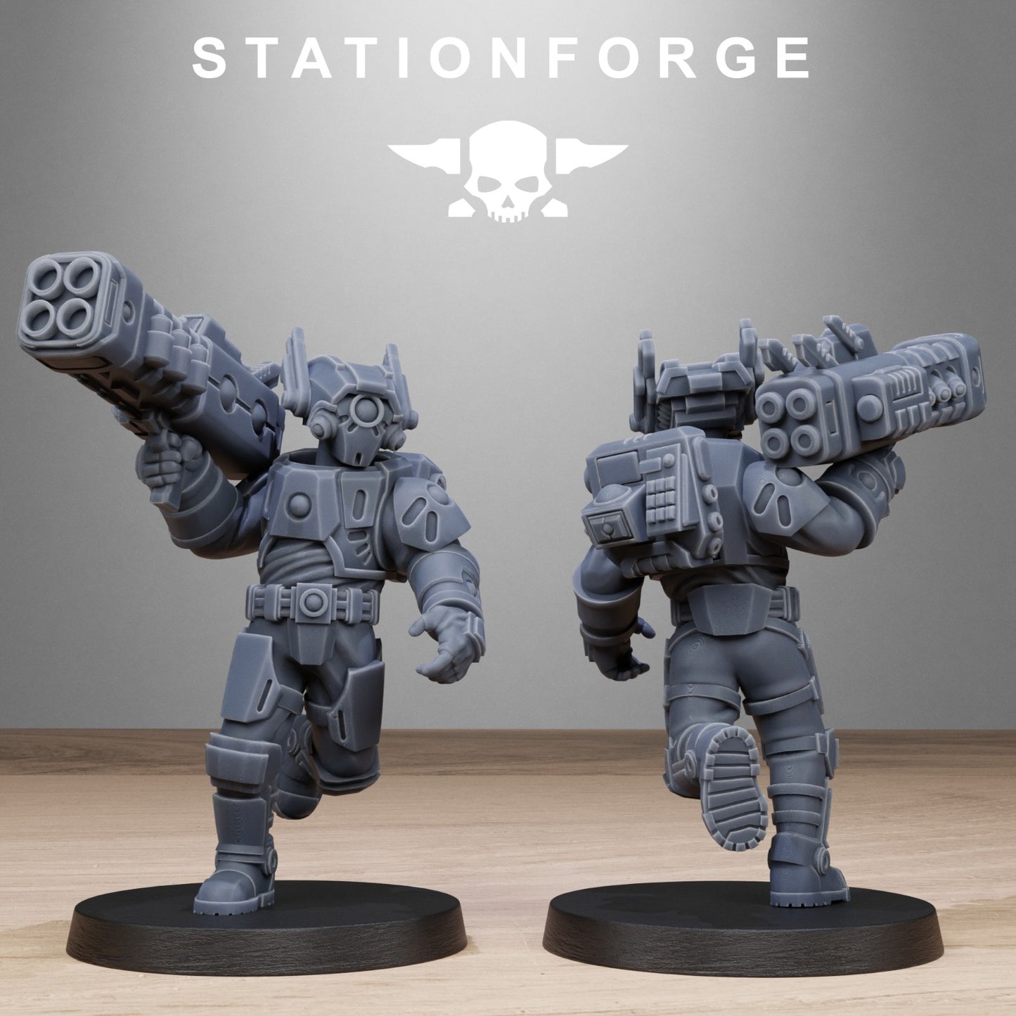 Tarion heavy infantry from Station Forge 32mm. FREE BASE
