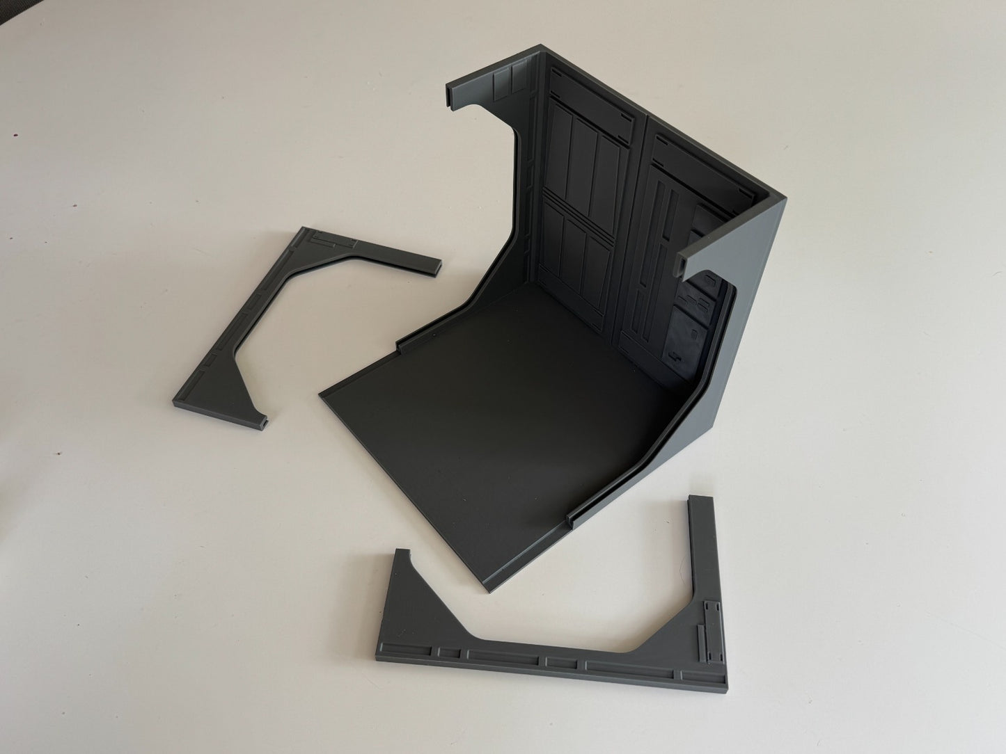 Star Wars 3D Printed black series infinity box for figures. No Mirrors