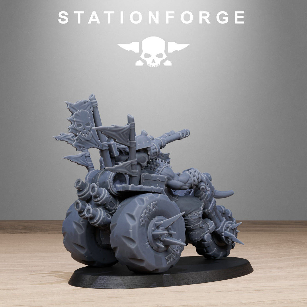 Orkaz Bikers 32mm From StationForge | Support free | Free post | Free Bases