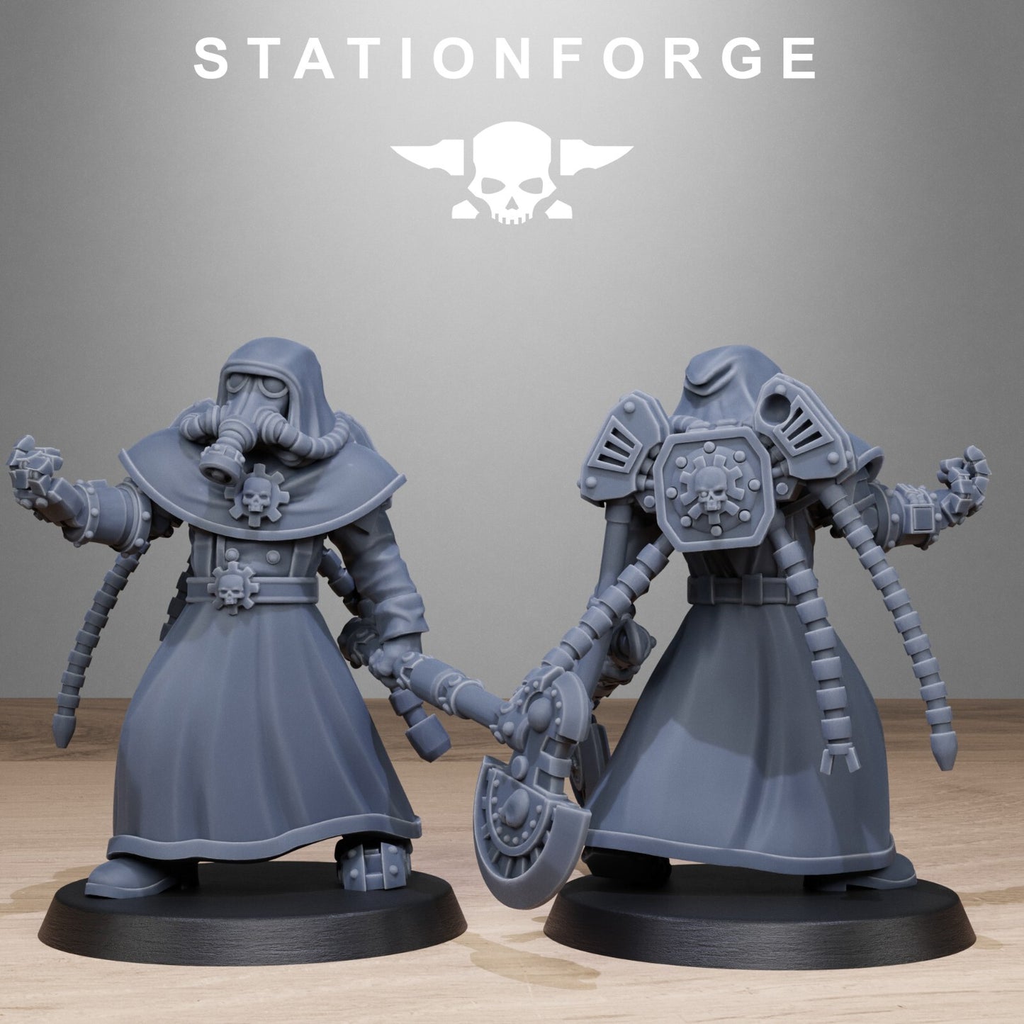 The GrimGuard Tech Engineers from Station Forge 32mm. INC BASES + FREE POST