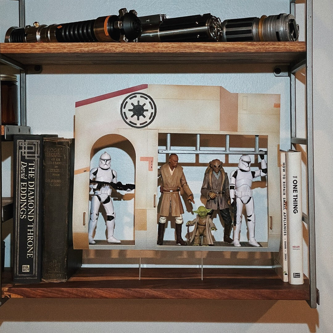 3D Printed LAAT Diorama for 3.75" & 6" Star Wars Figures