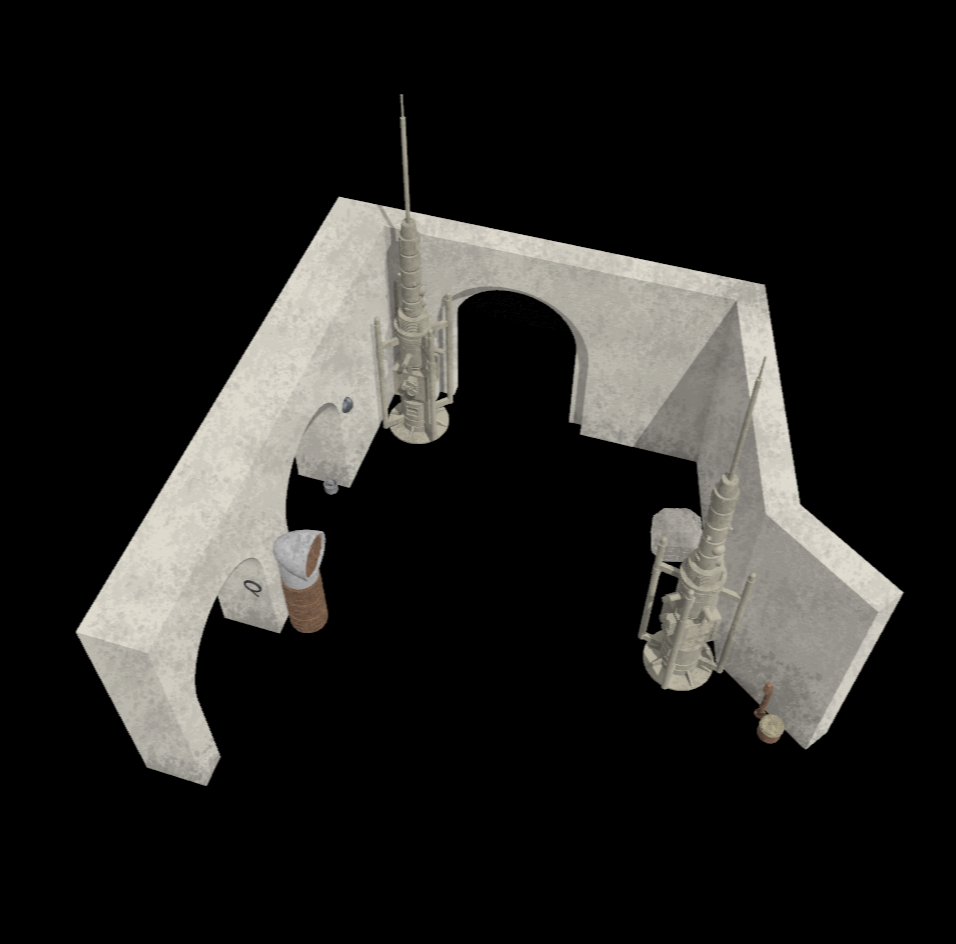 3D Printed Mos Eisley Alleyway (Spaceport Speeders) For 3.75" and 6" Figures