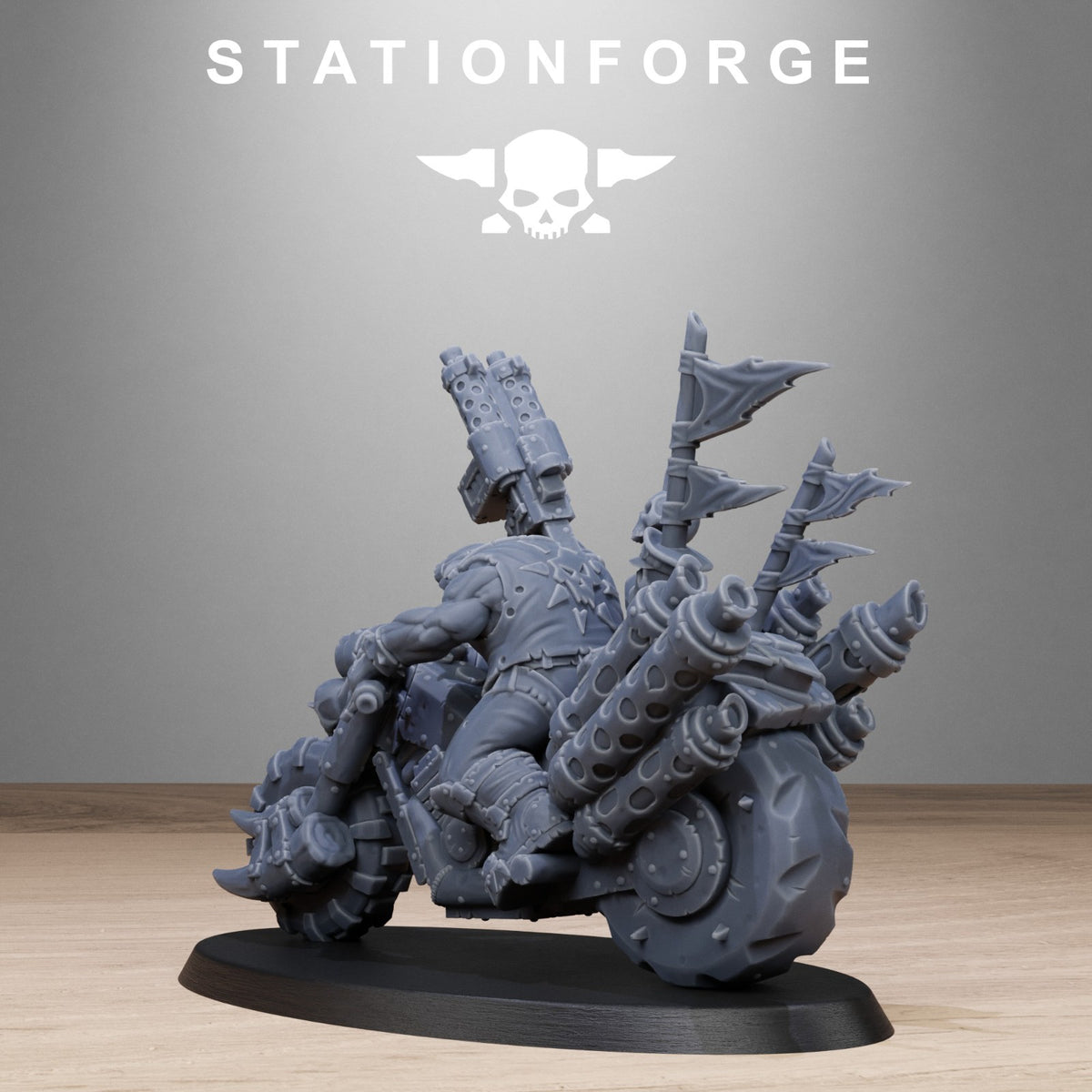 Orkaz Bikers 32mm From StationForge | Support free | Free post | Free Bases