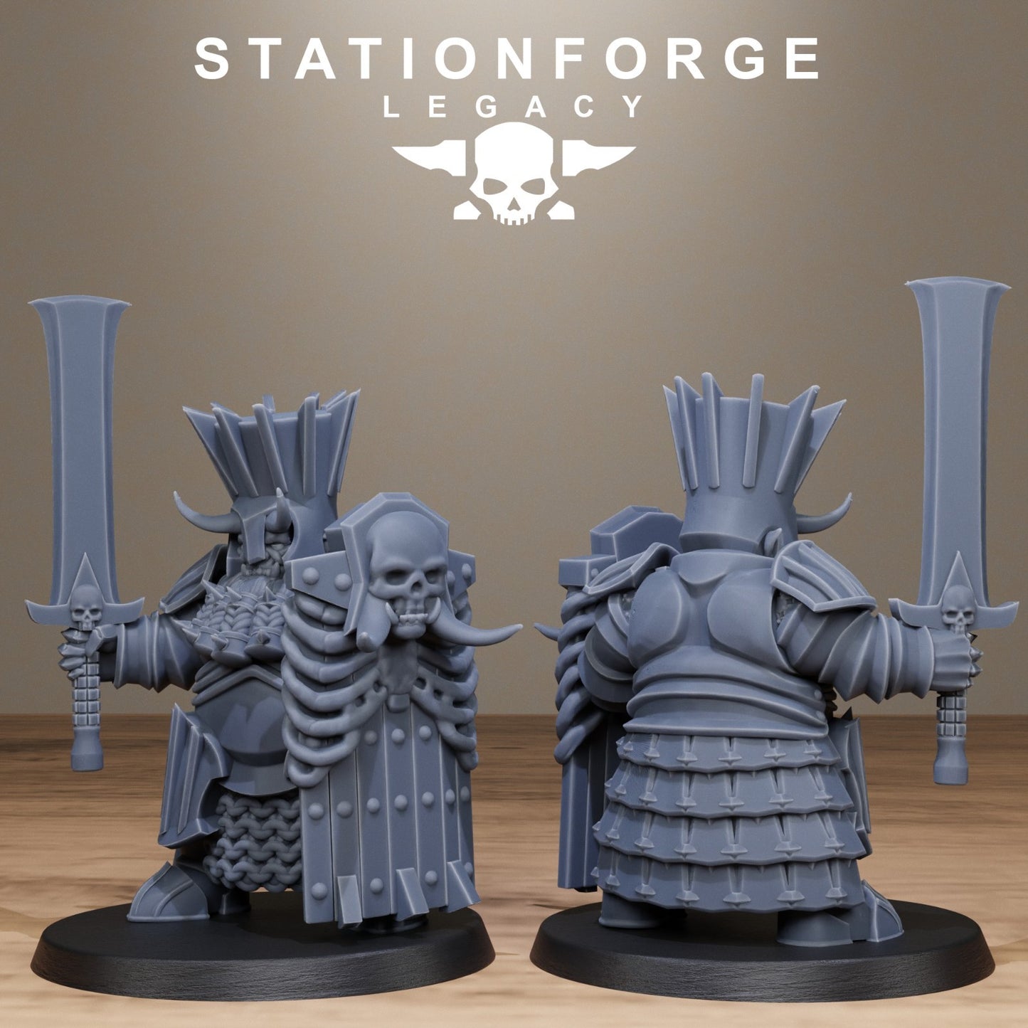 Chaosvale Infantry  from Station Forge 32mm. FREE BASES & POST