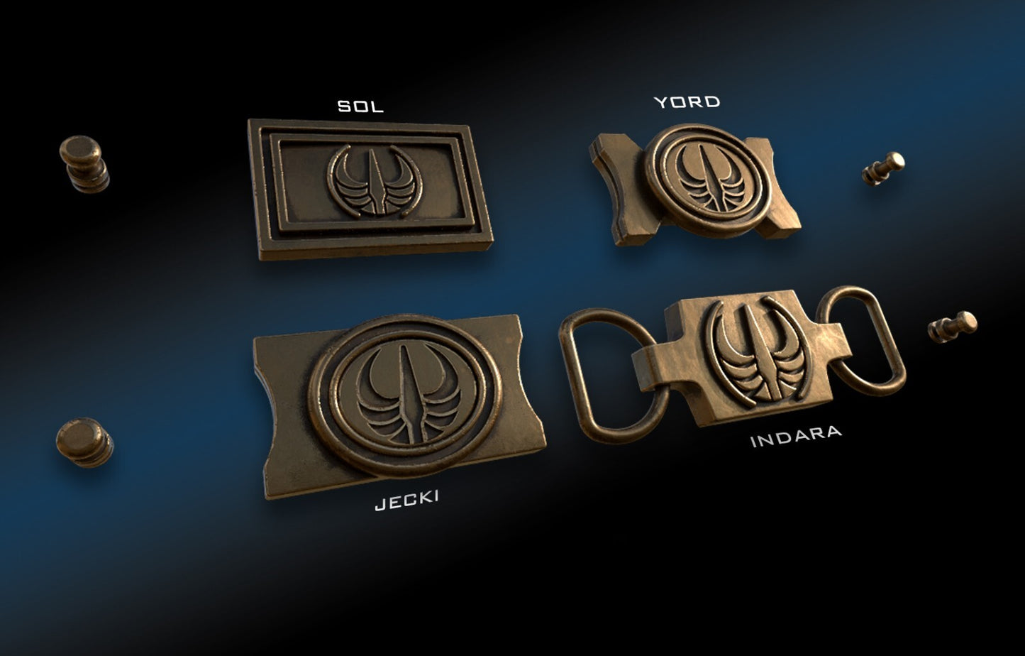 Belt Buckles | High Republic Jedi Order| 3D Printed Plastic | Acolyte | Cosplay