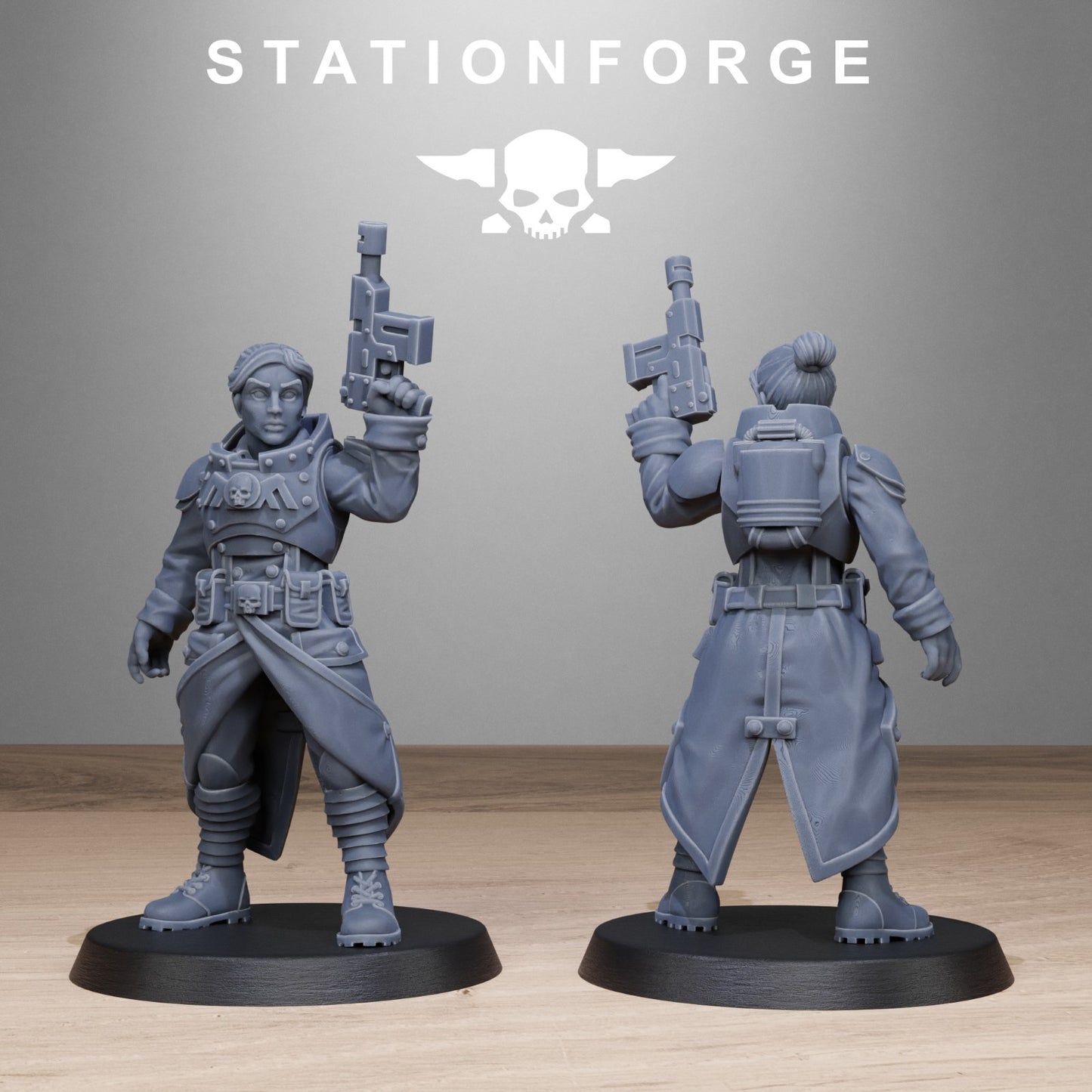 Grimguard Sisters From Station Forge + FREE BASES & POST