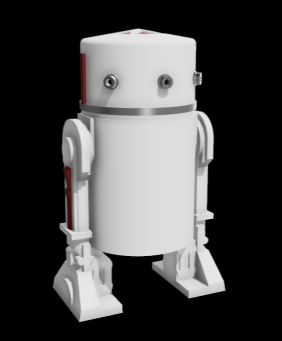 3D Printed Star Wars Vintage Protoytpe R5-D4 Figure 3.75" or 6" Scale