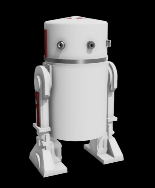3D Printed Star Wars Vintage Protoytpe R5-D4 Figure 3.75" or 6" Scale