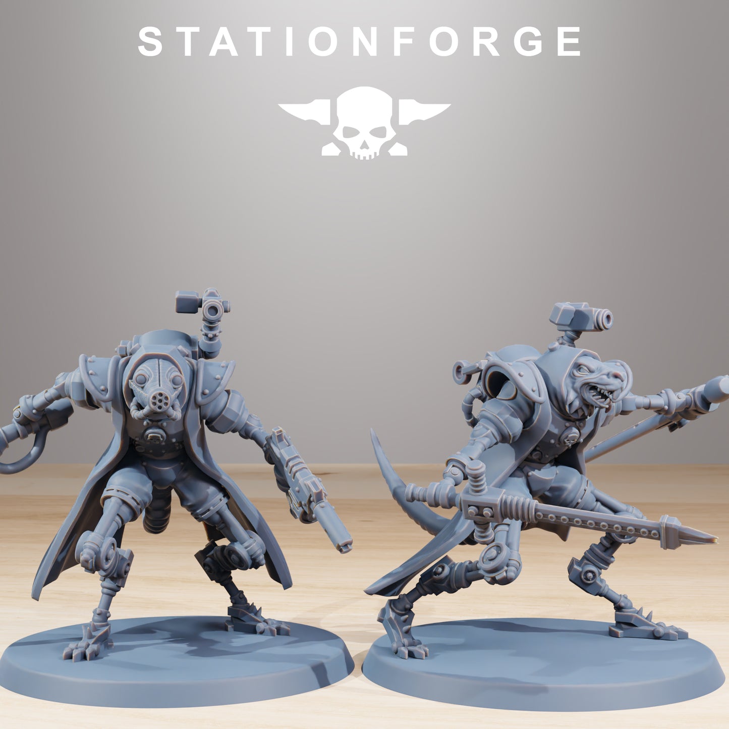 Raticus Curdsters Miniatures - Station Forge Figures