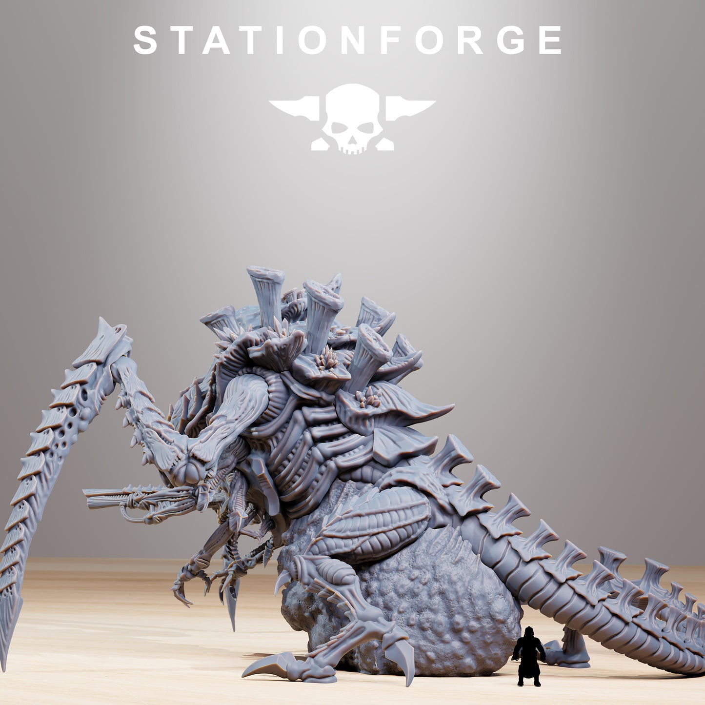 The Xenarid Queen Titan from Station Forge., Table top gaming.