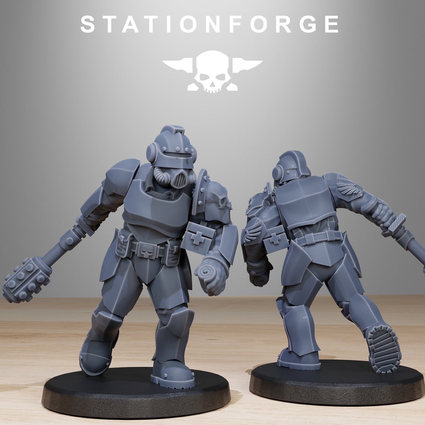 GrimGuard Enforcers Miniatures - Station Forge Warhammer Figures