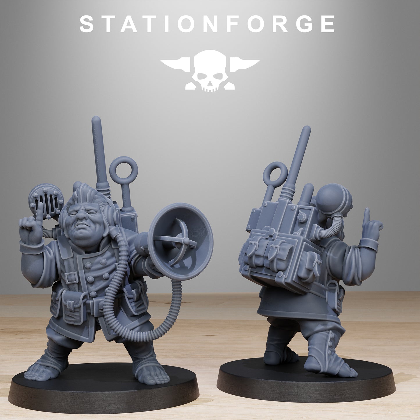 The GrimGuard Skulldart Trappers from Station Forge 32mm