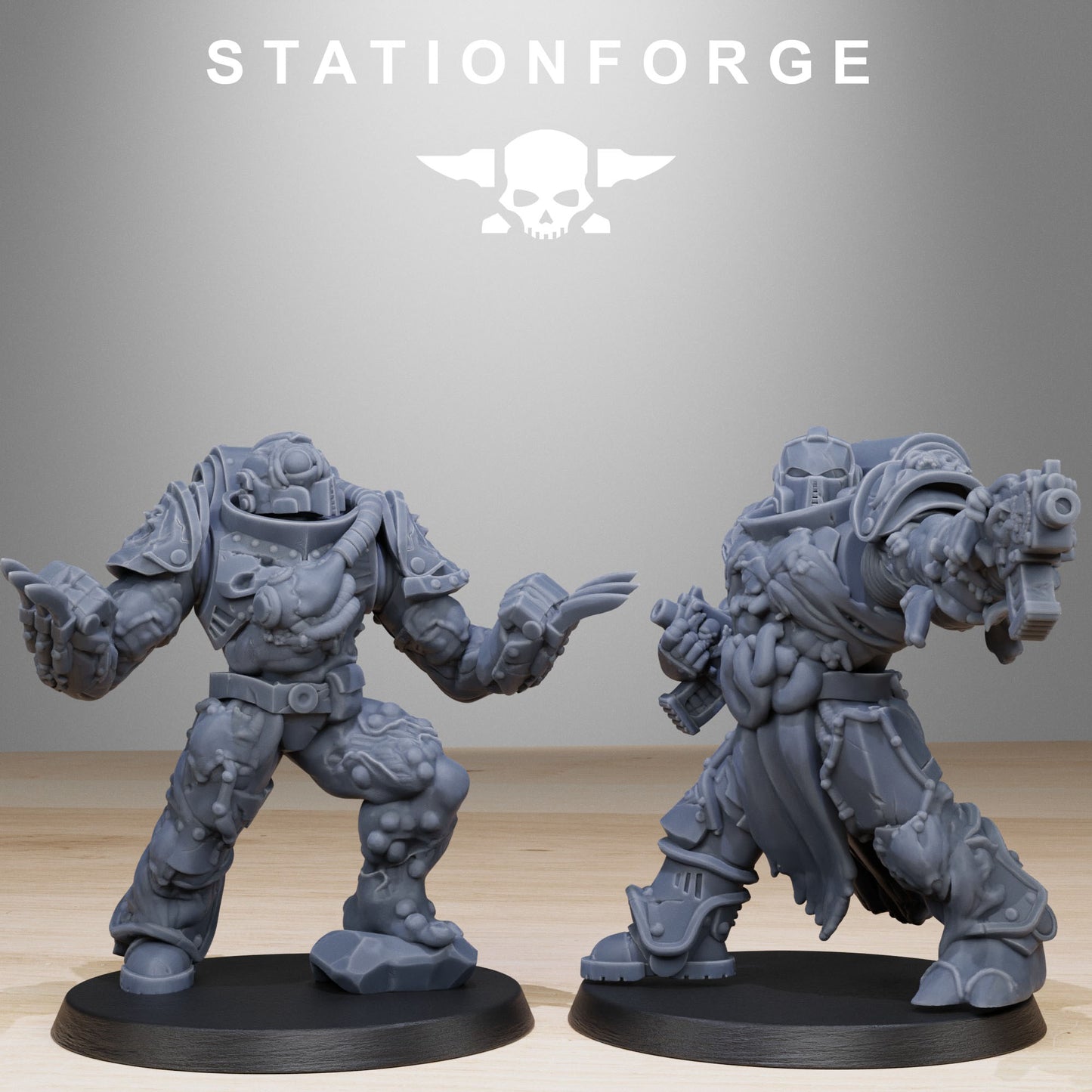 The Corrupted Socratis Infantry from Station Forge 32mm