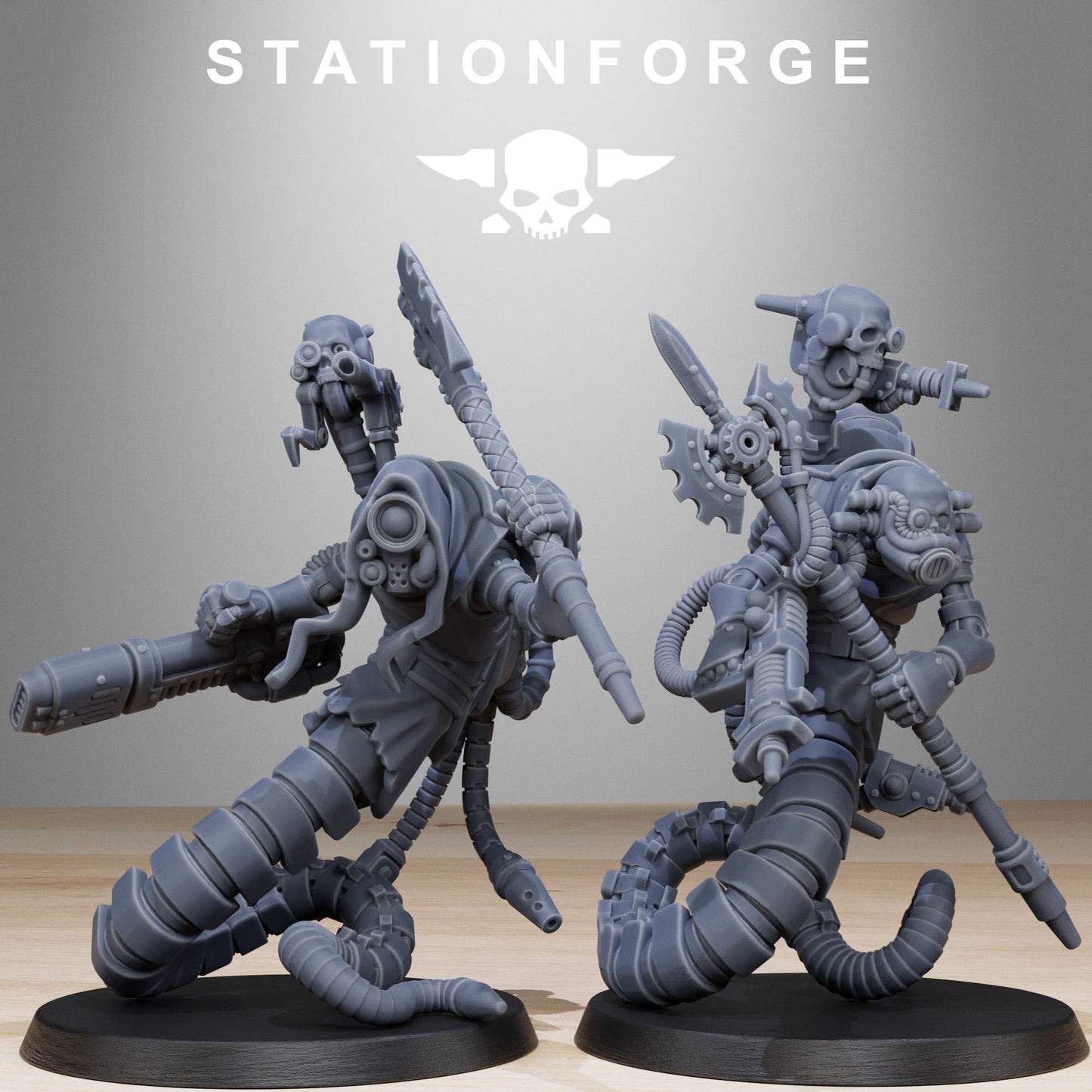 The Scavenger Serpents from Station Forge 32mm