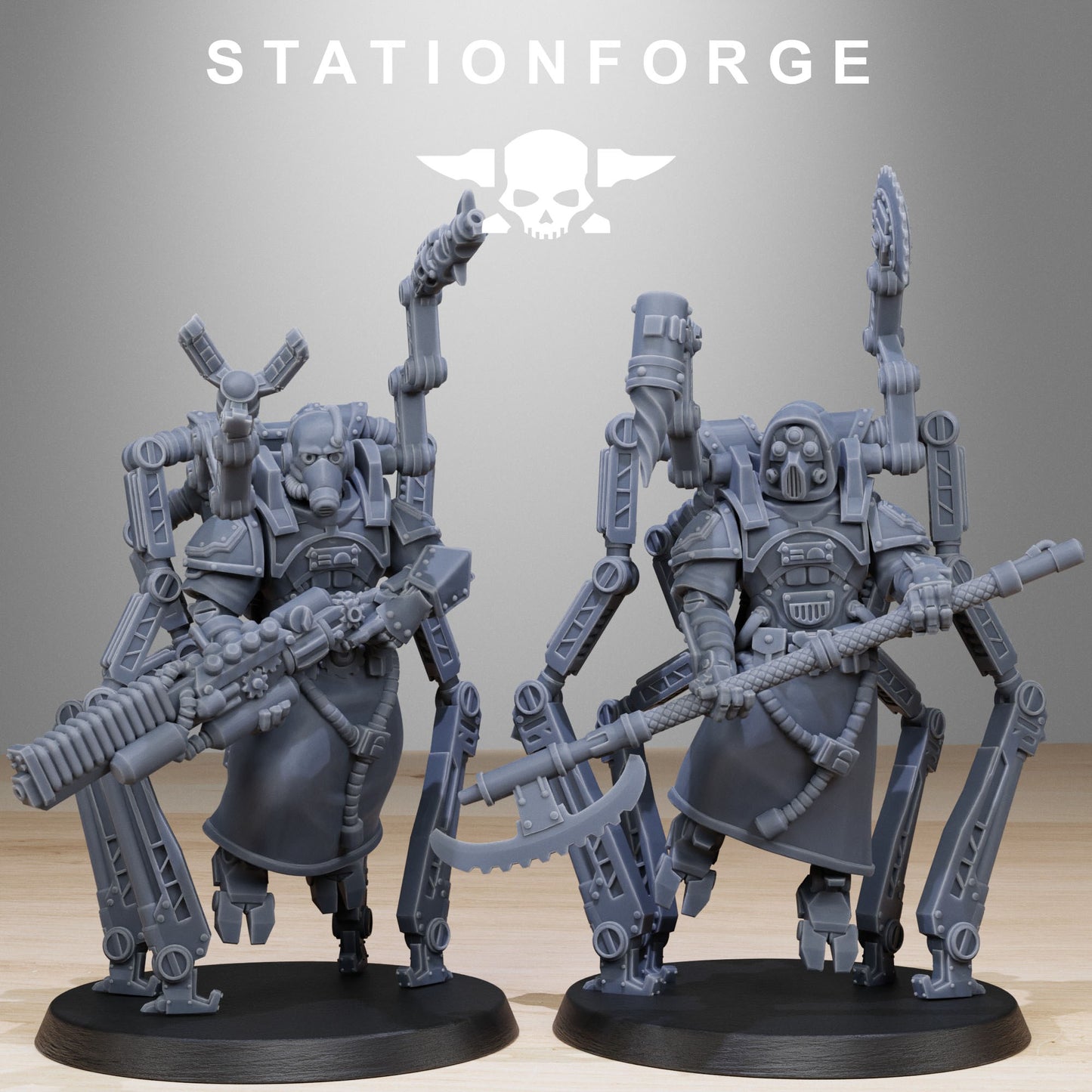 The Scavenger Octapods from Station Forge 32mm