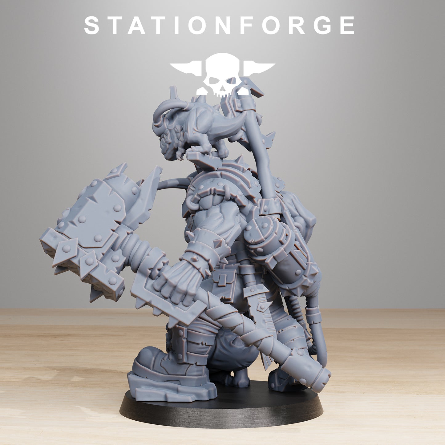 The Orkaz BlackSkull Boss from Station Forge