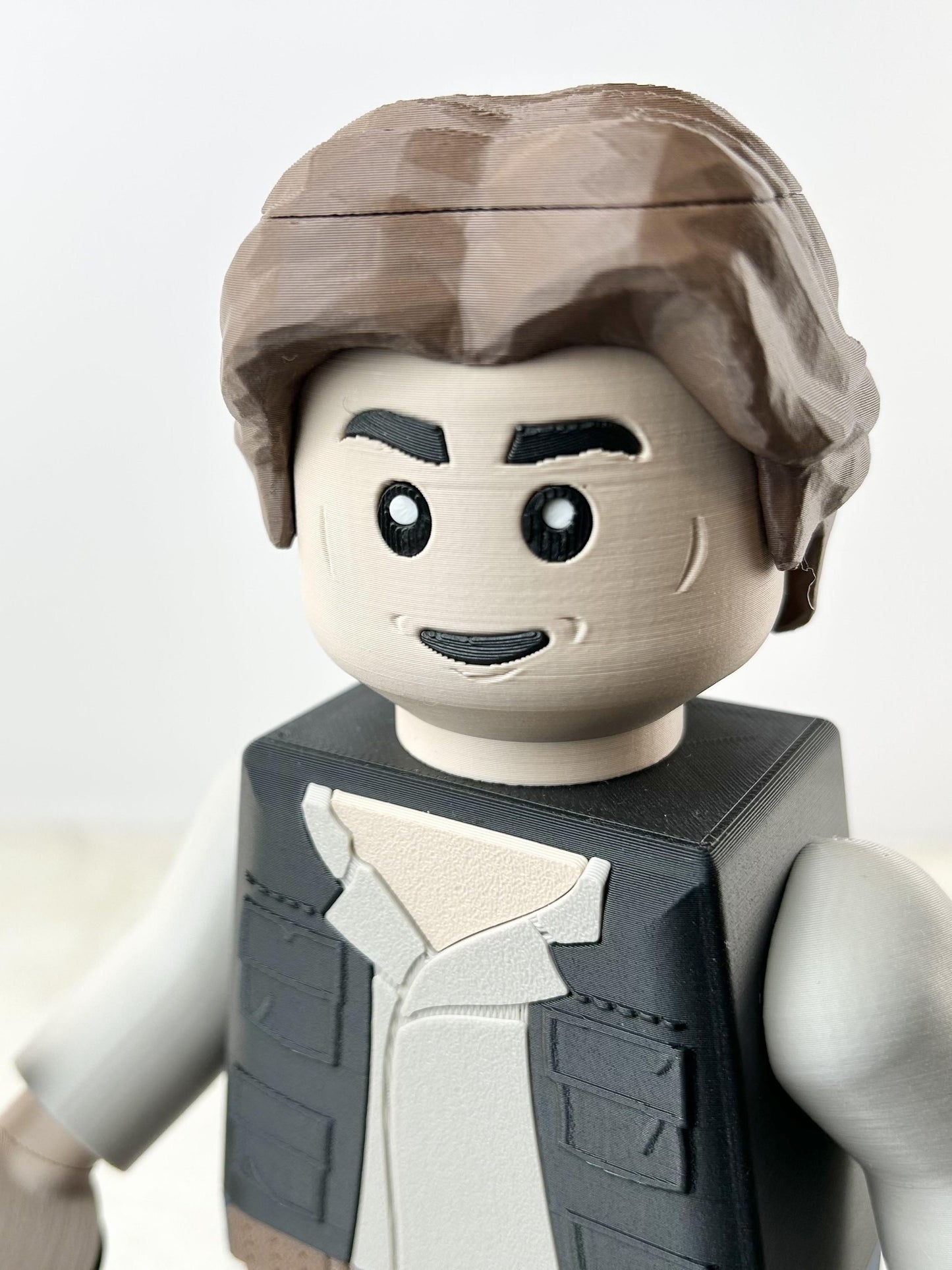 9" Lego inspired Deluxe Han Solo Figure