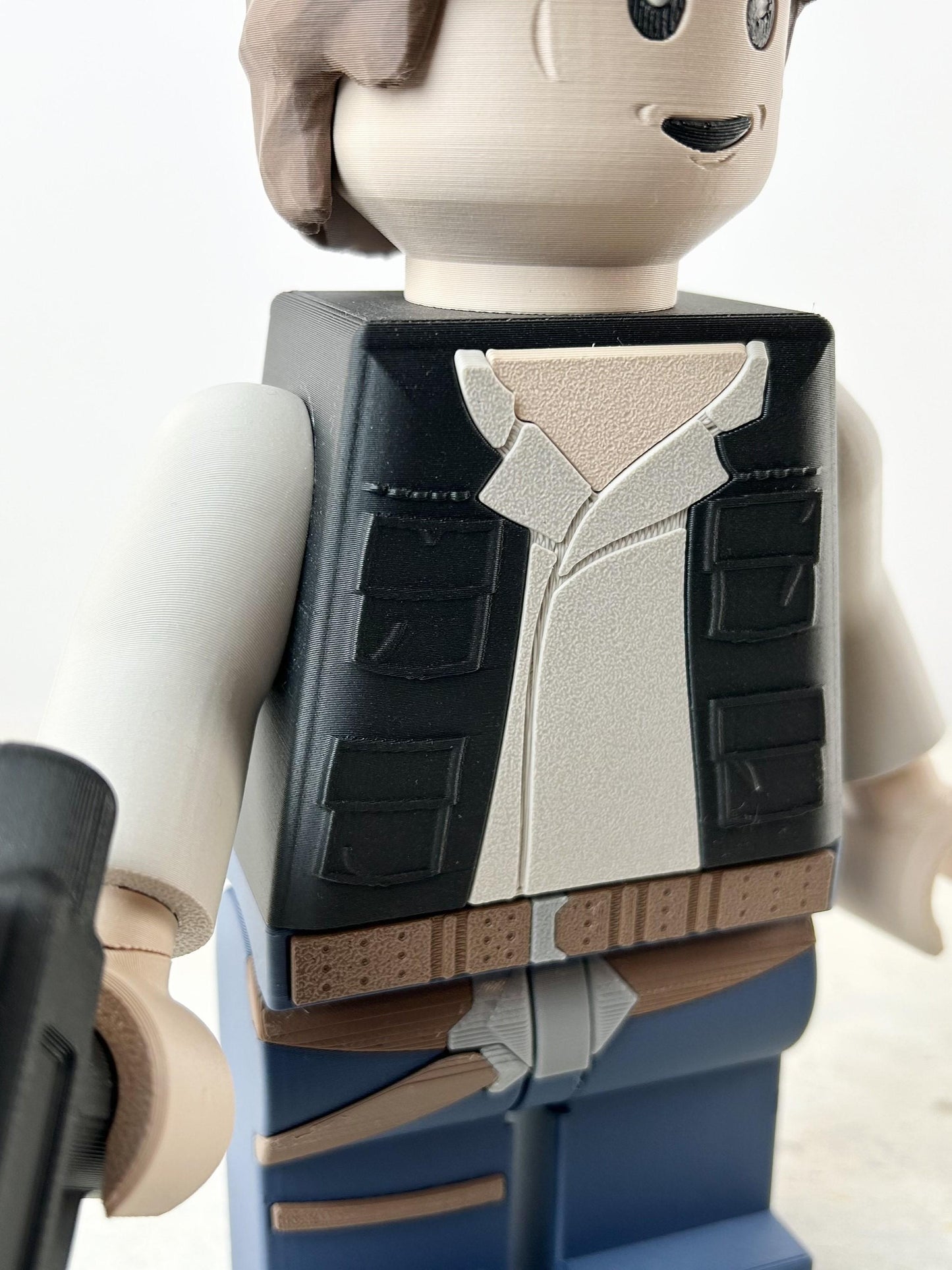 9" Lego inspired Deluxe Han Solo Figure