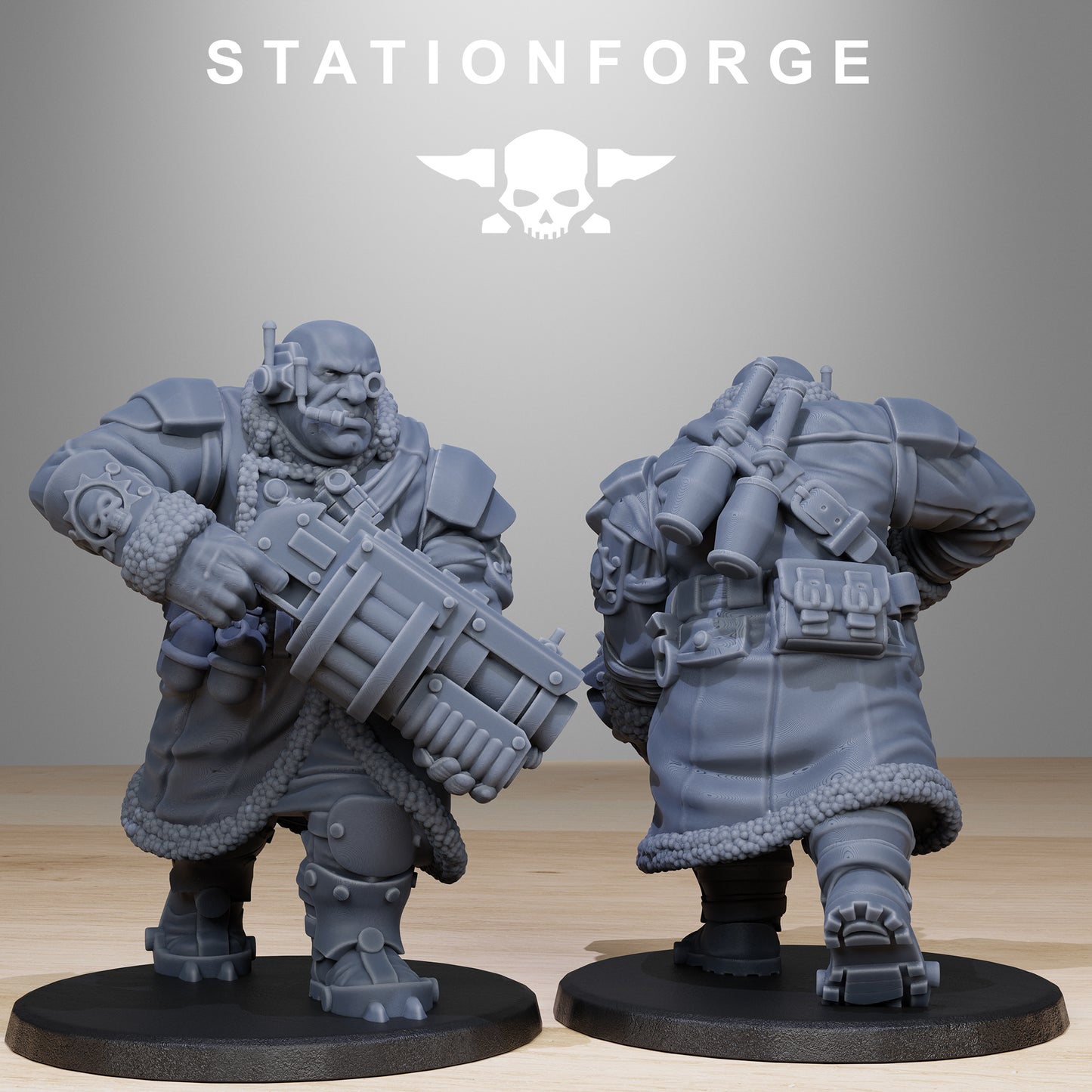 GrimGuard Frostwatch Mutants Miniatures - Station Forge Warhammer Figures