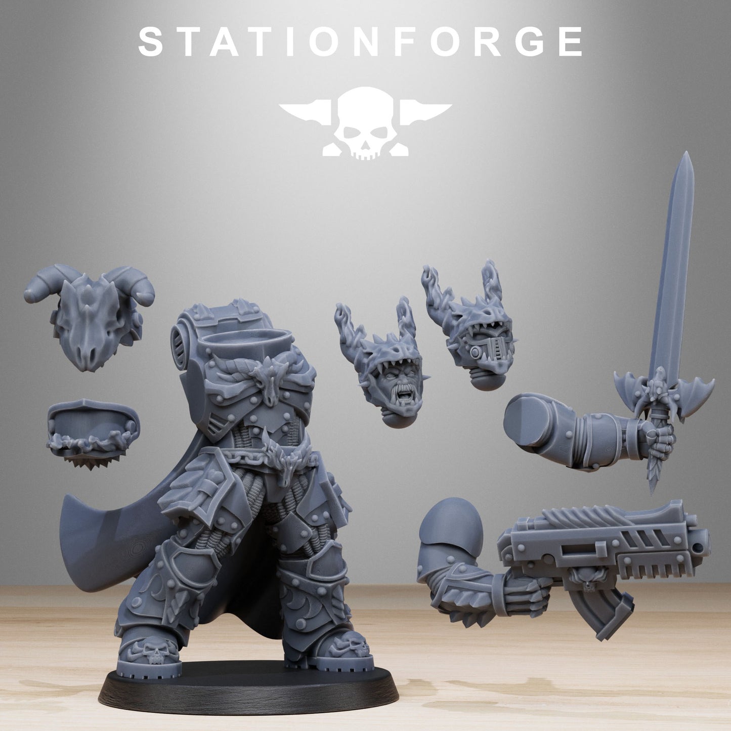 Socratis Dragon Knights Miniatures - Station Forge Figures